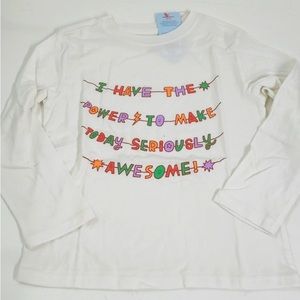 New! Boys Cat & Jack Long Sleeve Top Size Small (6/7)